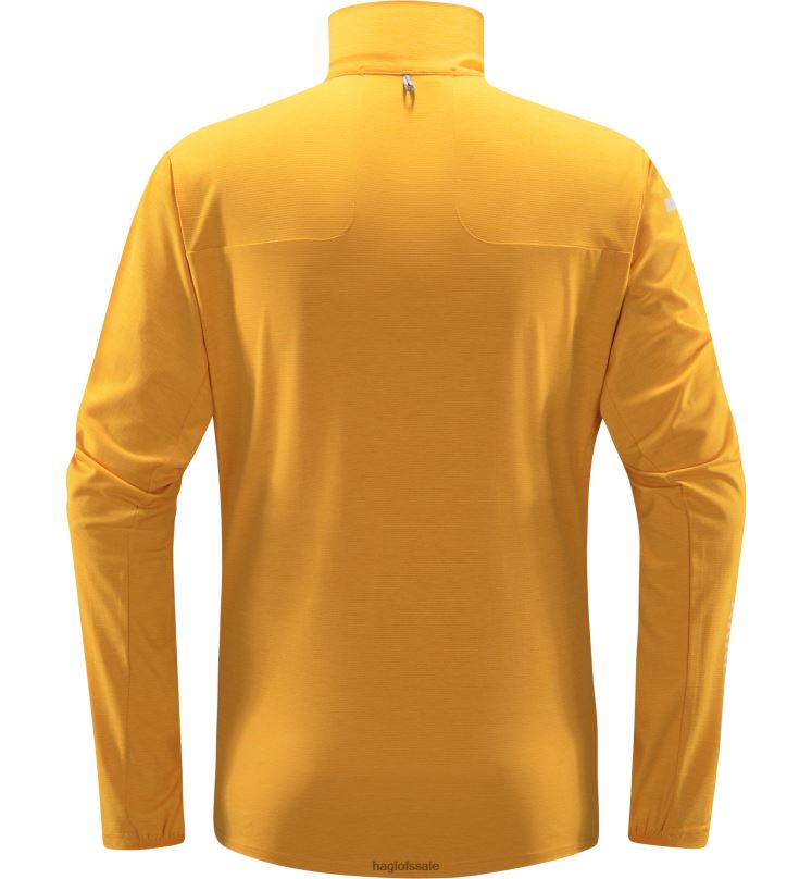 Sunny Yellow Men Haglofs L.I.M Strive Mid Top Tops ZXT0L68