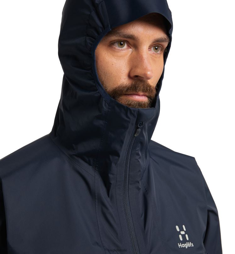 Tarn Blue Men Haglofs L.I.M GTX II Jacket Tops ZXT0L144