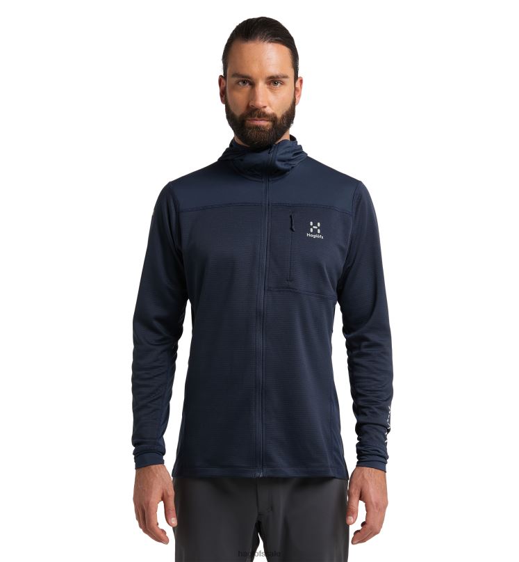 Tarn Blue Men Haglofs L.I.M Mid Multi Hood Tops ZXT0L77