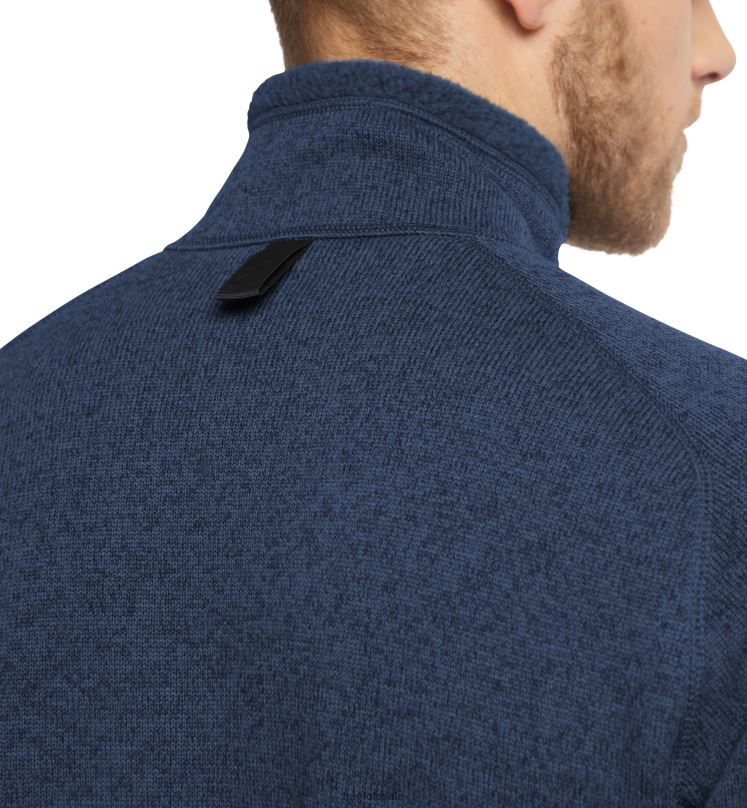 Tarn Blue Men Haglofs Risberg 1/2 Zip Tops ZXT0L48