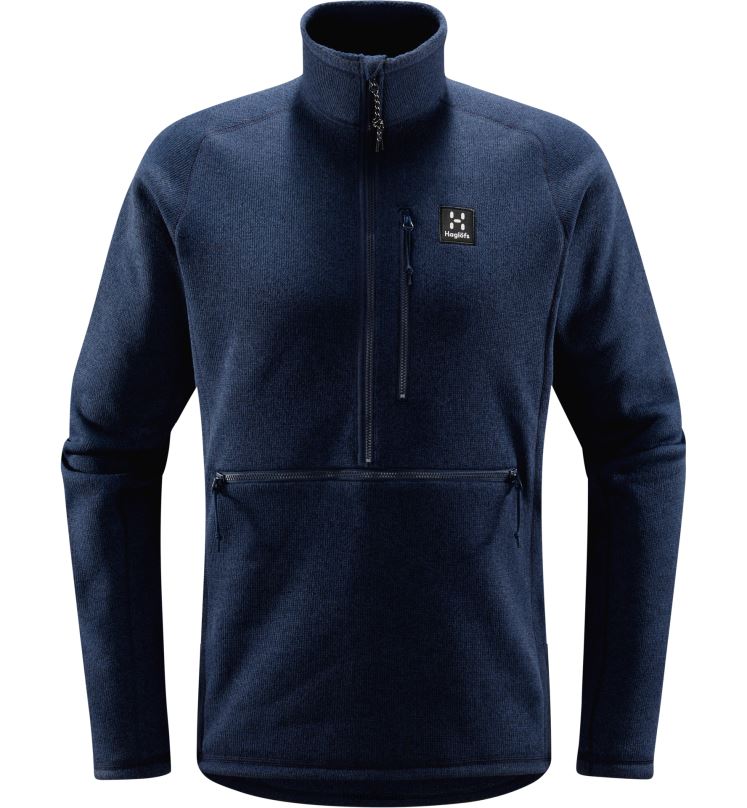 Tarn Blue Men Haglofs Risberg 1/2 Zip Tops ZXT0L48