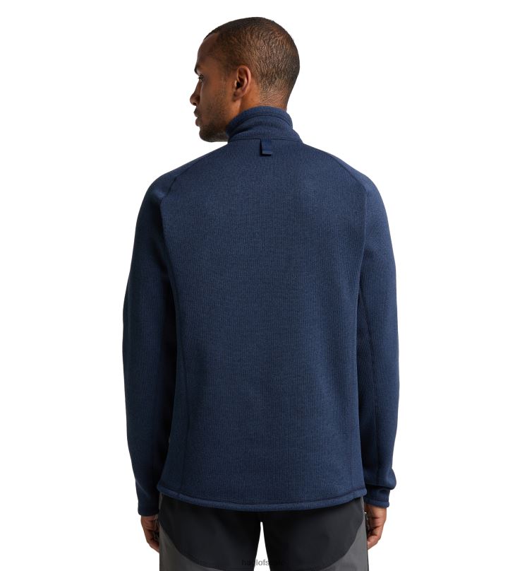 Tarn Blue Men Haglofs Risberg 1/2 Zip Tops ZXT0L48