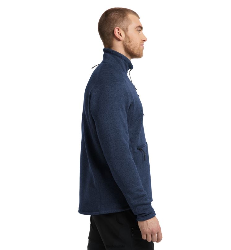 Tarn Blue Men Haglofs Risberg 1/2 Zip Tops ZXT0L48
