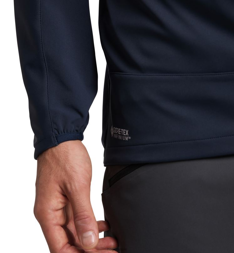 Tarn Blue/Nordic Blue Men Haglofs L.I.M Hybrid Softshell Jacket Tops ZXT0L79