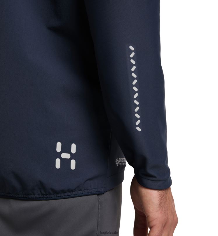 Tarn Blue/Nordic Blue Men Haglofs L.I.M Hybrid Softshell Jacket Tops ZXT0L79