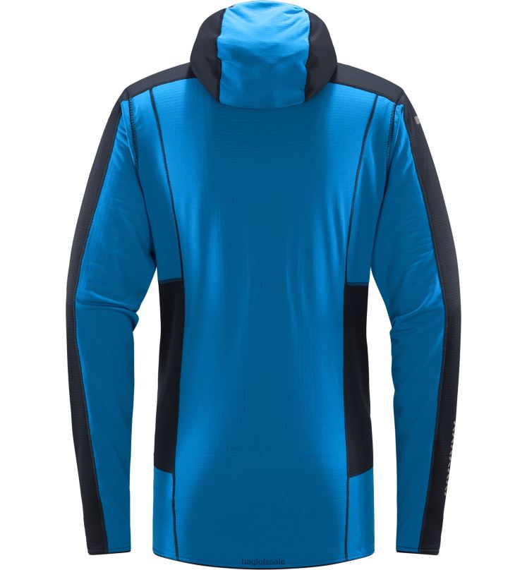 Tarn Blue/Nordic Blue Men Haglofs L.I.M Mid Fast Hood Tops ZXT0L73