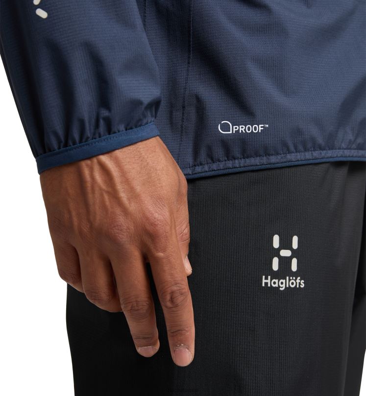 Tarn Blue/Nordic Blue Men Haglofs L.I.M Proof Jacket Tops ZXT0L59