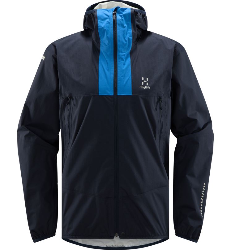 Tarn Blue/Nordic Blue Men Haglofs L.I.M Proof Jacket Tops ZXT0L59