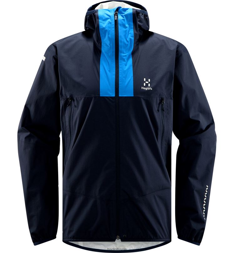 Tarn Blue/Nordic Blue Men Haglofs L.I.M Proof Jacket Tops ZXT0L59