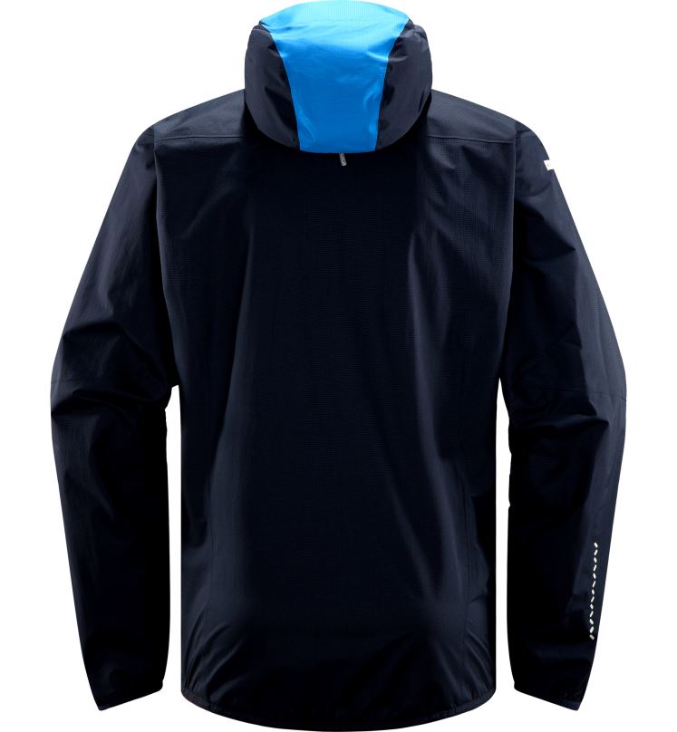Tarn Blue/Nordic Blue Men Haglofs L.I.M Proof Jacket Tops ZXT0L59