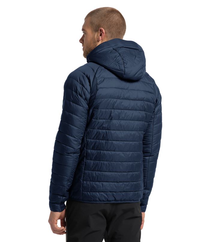 Tarn Blue Solid Men Haglofs Spire Mimic Hood Tops ZXT0L195