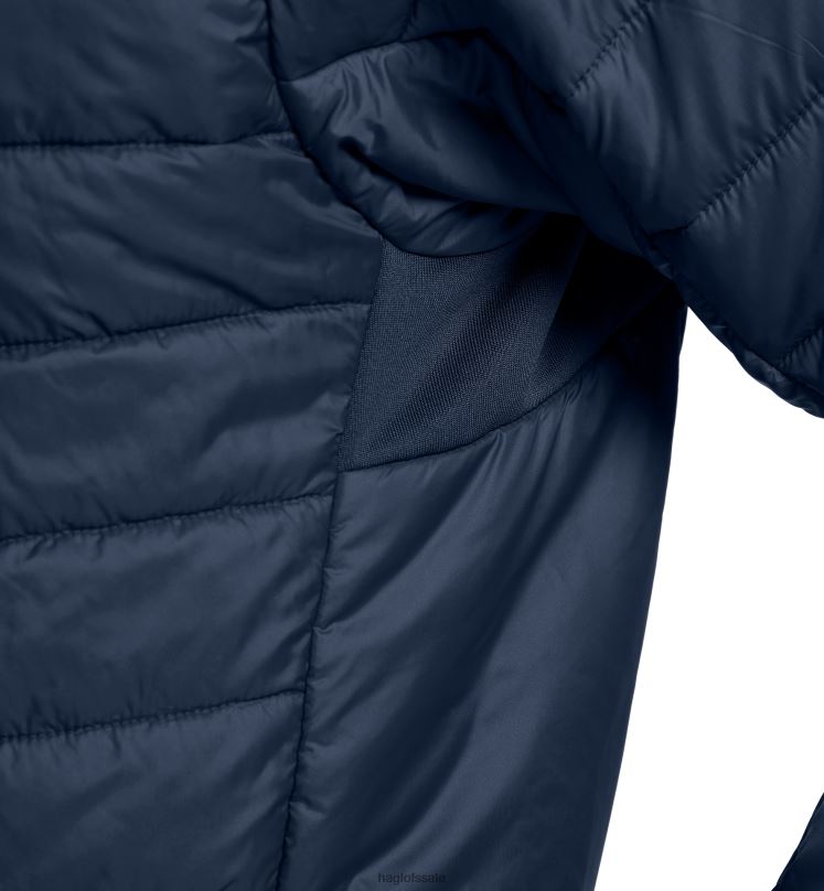 Tarn Blue Solid Men Haglofs Spire Mimic Jacket Tops ZXT0L219