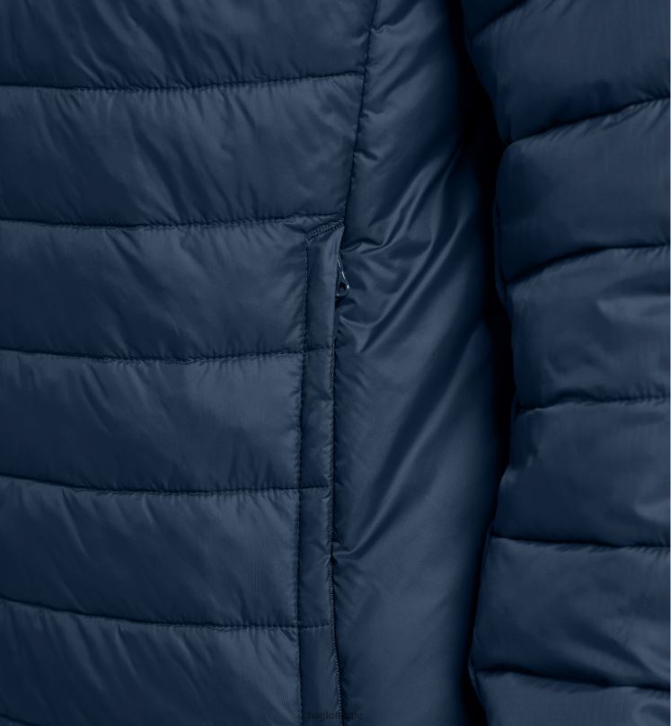 Tarn Blue Solid Men Haglofs Spire Mimic Jacket Tops ZXT0L219