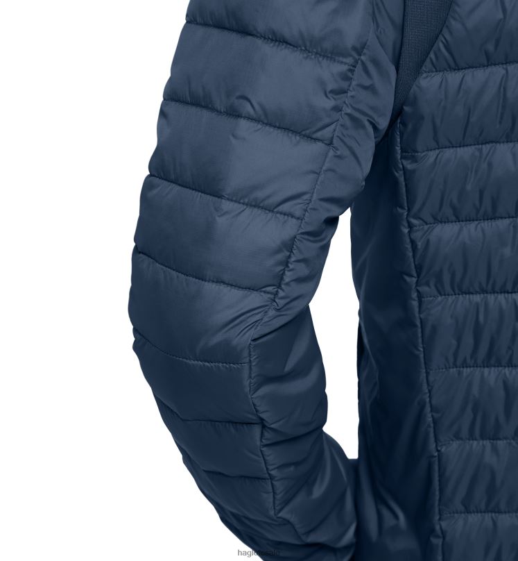 Tarn Blue Solid Men Haglofs Spire Mimic Jacket Tops ZXT0L219