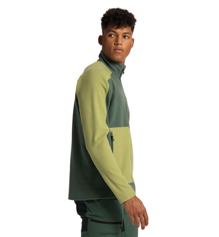 Thyme Green/Fjell Green Men Haglofs Buteo Mid Jacket Tops ZXT0L205