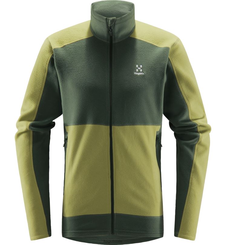 Thyme Green/Fjell Green Men Haglofs Buteo Mid Jacket Tops ZXT0L205