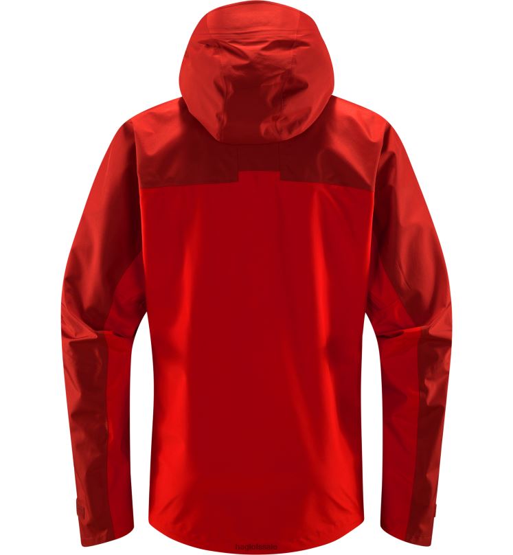 Zenith Red/Corrosion Men Haglofs ROC Flash GTX Jacket Tops ZXT0L99
