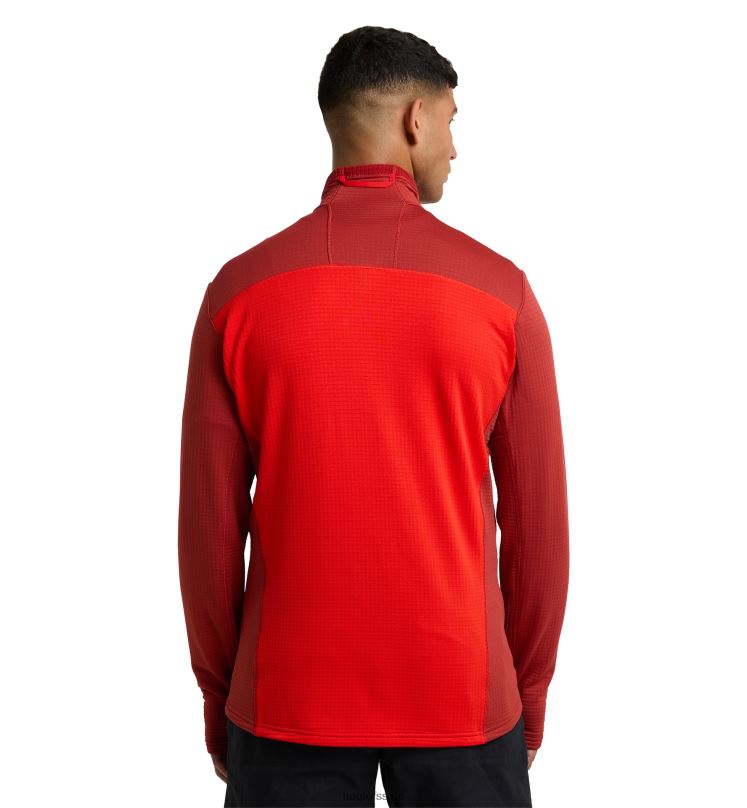 Zenith Red/Corrosion Men Haglofs ROC Spitz Mid Jacket Tops ZXT0L165