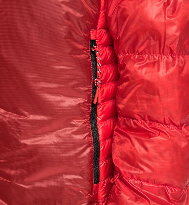 Zenith Red/True Black Men Haglofs L.I.M ZT Down Jacket Tops ZXT0L65
