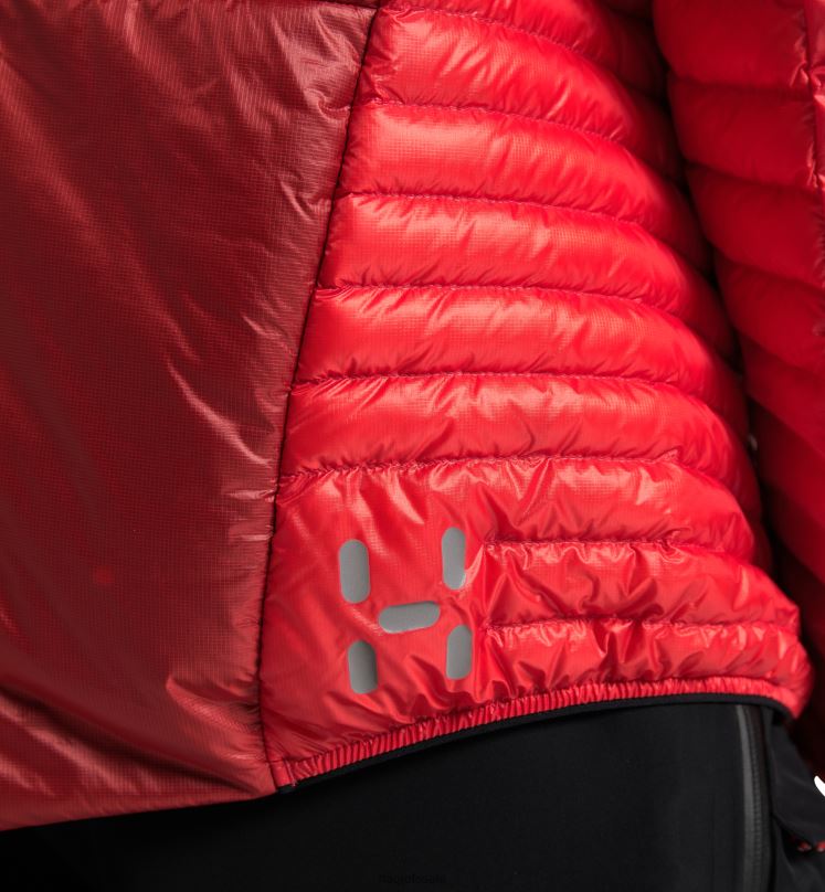 Zenith Red/True Black Men Haglofs L.I.M ZT Down Jacket Tops ZXT0L65