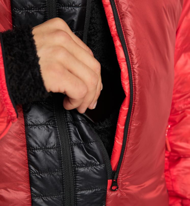 Zenith Red/True Black Men Haglofs L.I.M ZT Down Jacket Tops ZXT0L65