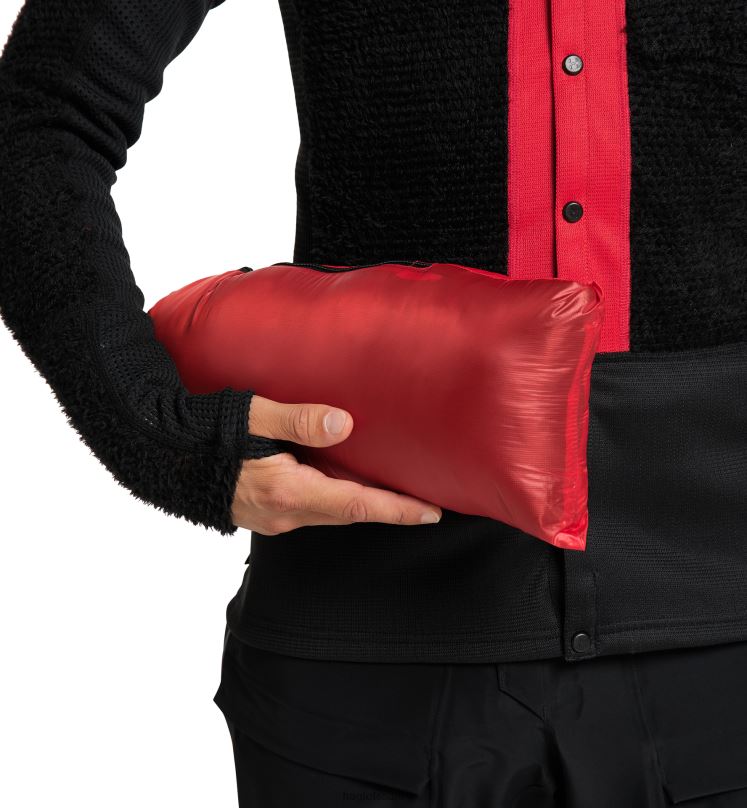 Zenith Red/True Black Men Haglofs L.I.M ZT Down Jacket Tops ZXT0L65