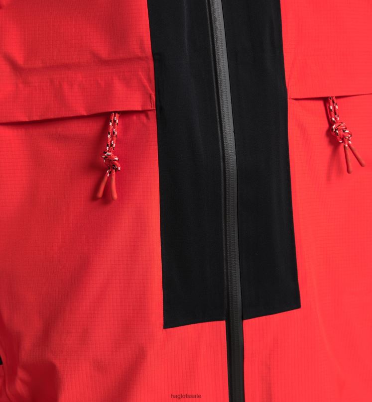 Zenith Red/True Black Men Haglofs L.I.M ZT Trek GTX PRO Jacket Tops ZXT0L139