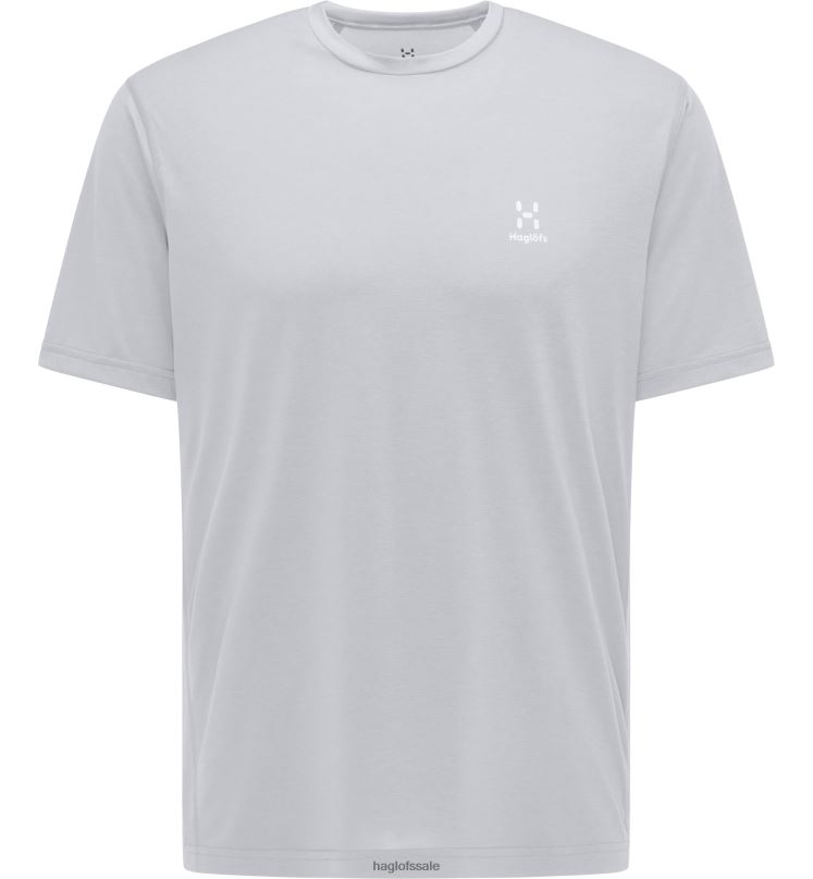 Concrete Solid Men Haglofs Ridge Tee Tops ZXT0L264