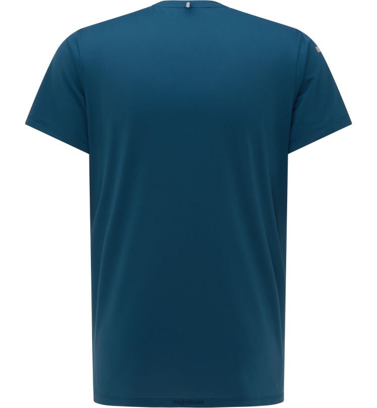 Dark Ocean Men Haglofs L.I.M Tech Tee Tops ZXT0L250