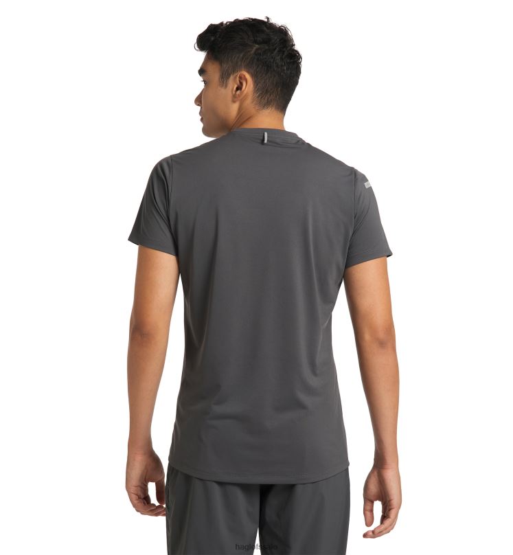 Magnetite Men Haglofs L.I.M Tech Tee Tops ZXT0L246