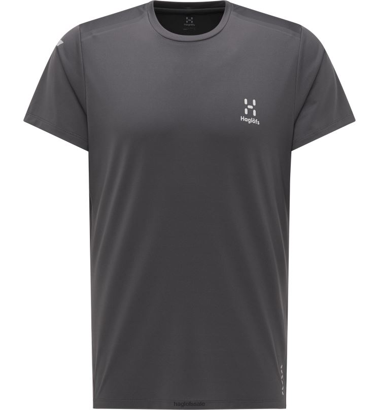 Magnetite Men Haglofs L.I.M Tech Tee Tops ZXT0L246