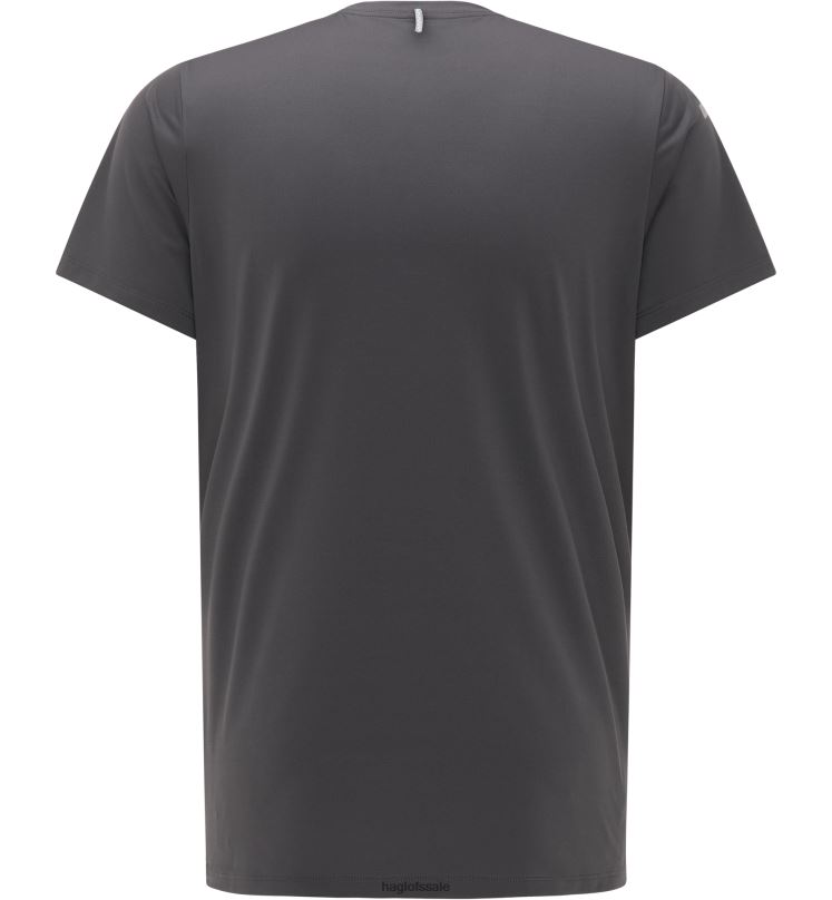 Magnetite Men Haglofs L.I.M Tech Tee Tops ZXT0L246