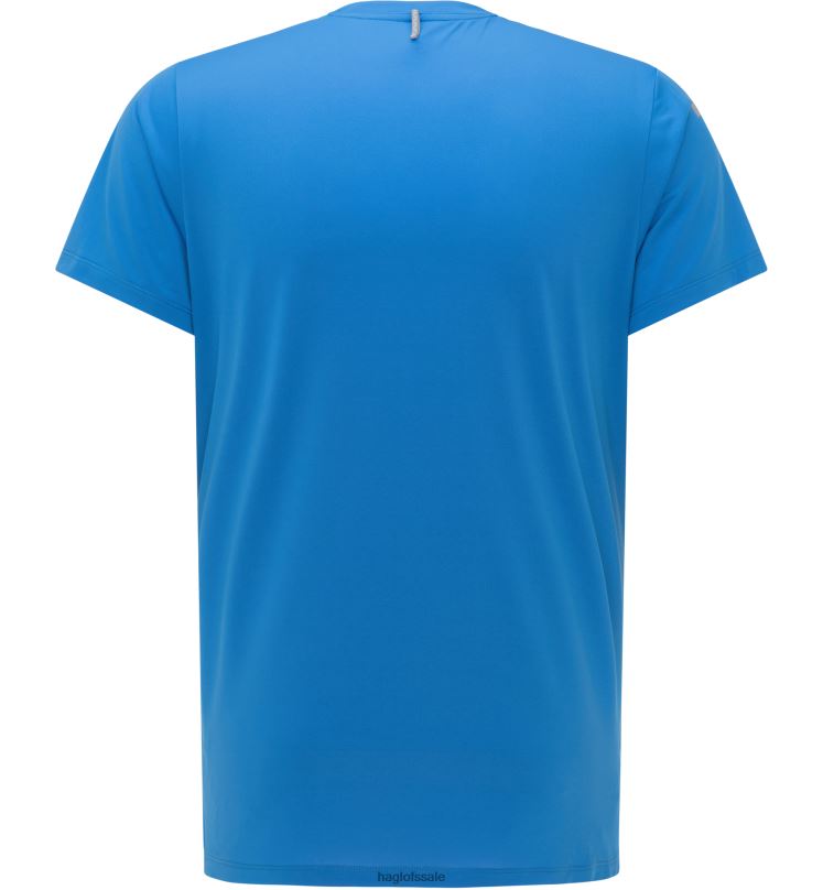 Nordic Blue Men Haglofs L.I.M Tech Tee Tops ZXT0L265