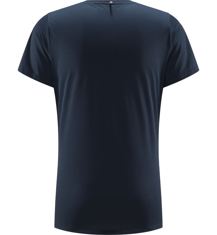 Tarn Blue Men Haglofs L.I.M Tech Tee Tops ZXT0L248