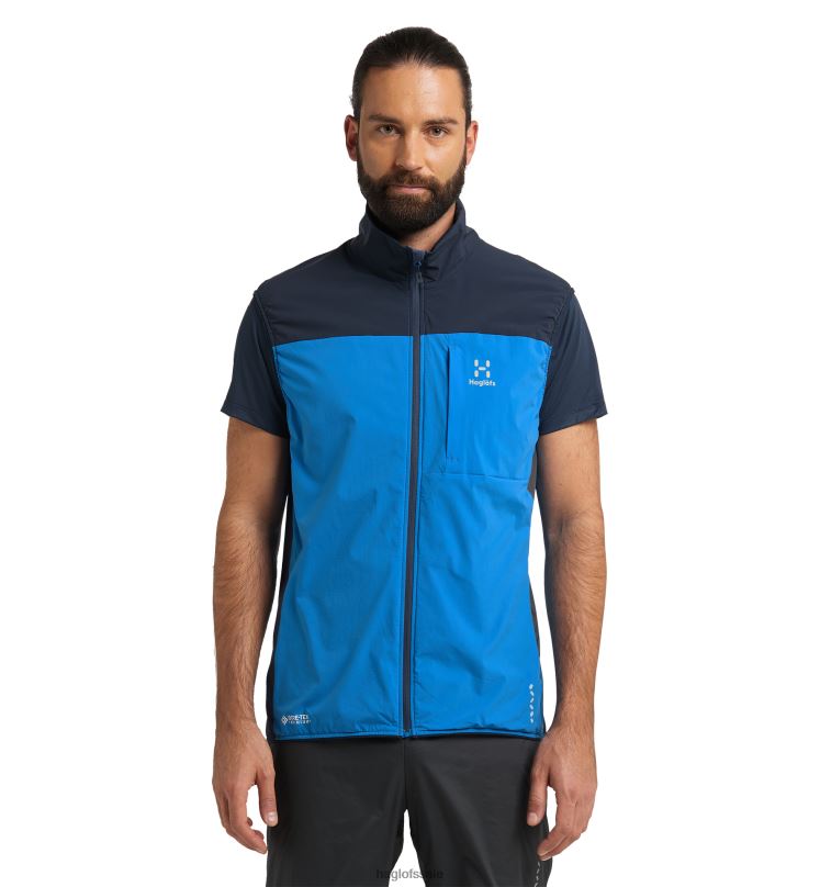 Nordic Blue/Tarn Blue Men Haglofs L.I.M Alpha Vest Tops ZXT0L239