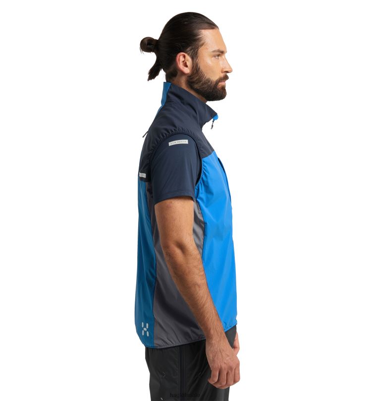 Nordic Blue/Tarn Blue Men Haglofs L.I.M Alpha Vest Tops ZXT0L239