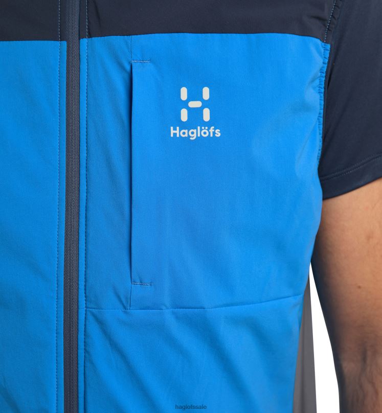 Nordic Blue/Tarn Blue Men Haglofs L.I.M Alpha Vest Tops ZXT0L239