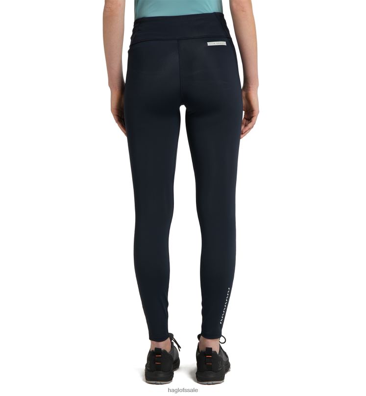 Tarn Blue Women Haglofs L.I.M Leap Tights Bottoms ZXT0L798