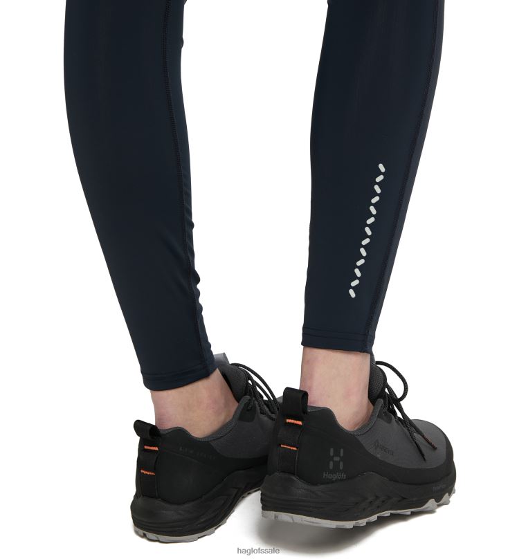 Tarn Blue Women Haglofs L.I.M Leap Tights Bottoms ZXT0L798