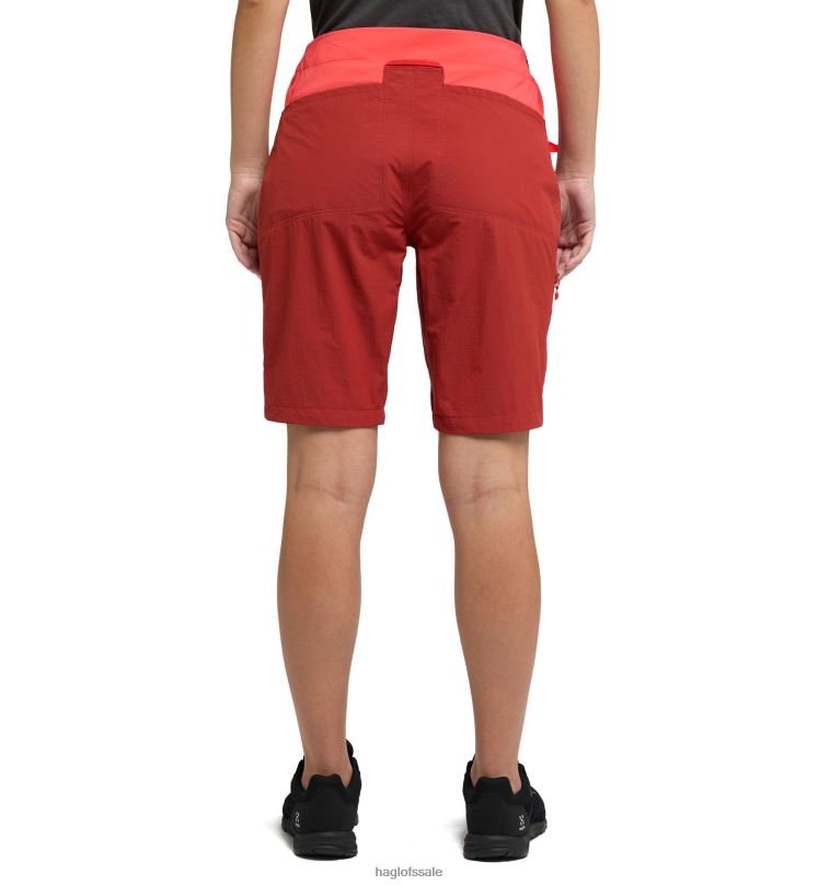 Corrosion/Poppy Red Women Haglofs Roc Spitz Shorts Bottoms ZXT0L786