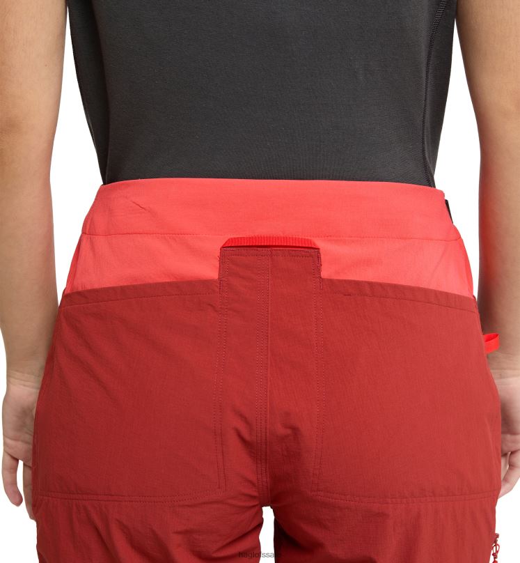 Corrosion/Poppy Red Women Haglofs Roc Spitz Shorts Bottoms ZXT0L786