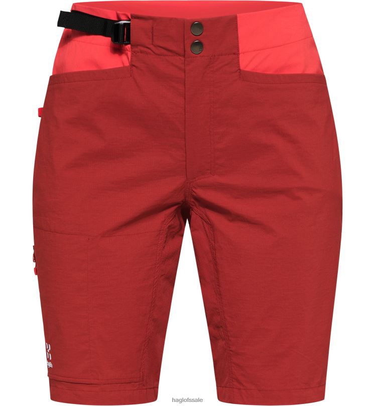 Corrosion/Poppy Red Women Haglofs Roc Spitz Shorts Bottoms ZXT0L786