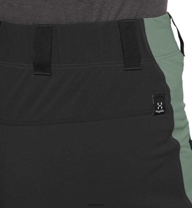 Fjell Green/True Black Women Haglofs Mid Slim Shorts Bottoms ZXT0L776