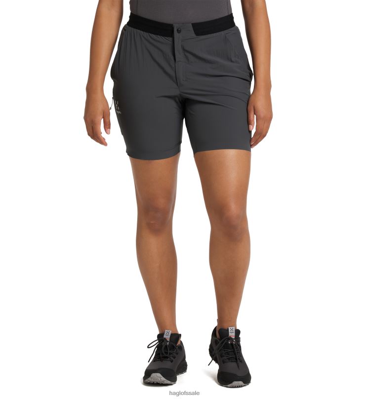 Magnetite Women Haglofs L.I.M Strive Lite Shorts Bottoms ZXT0L781