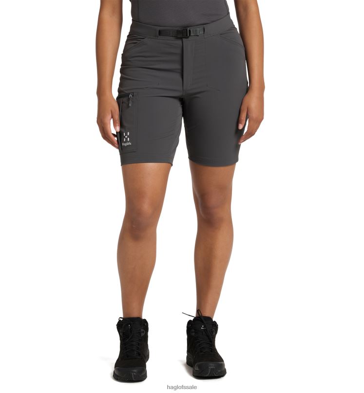 Magnetite Women Haglofs Lizard Softshell Shorts Bottoms ZXT0L778