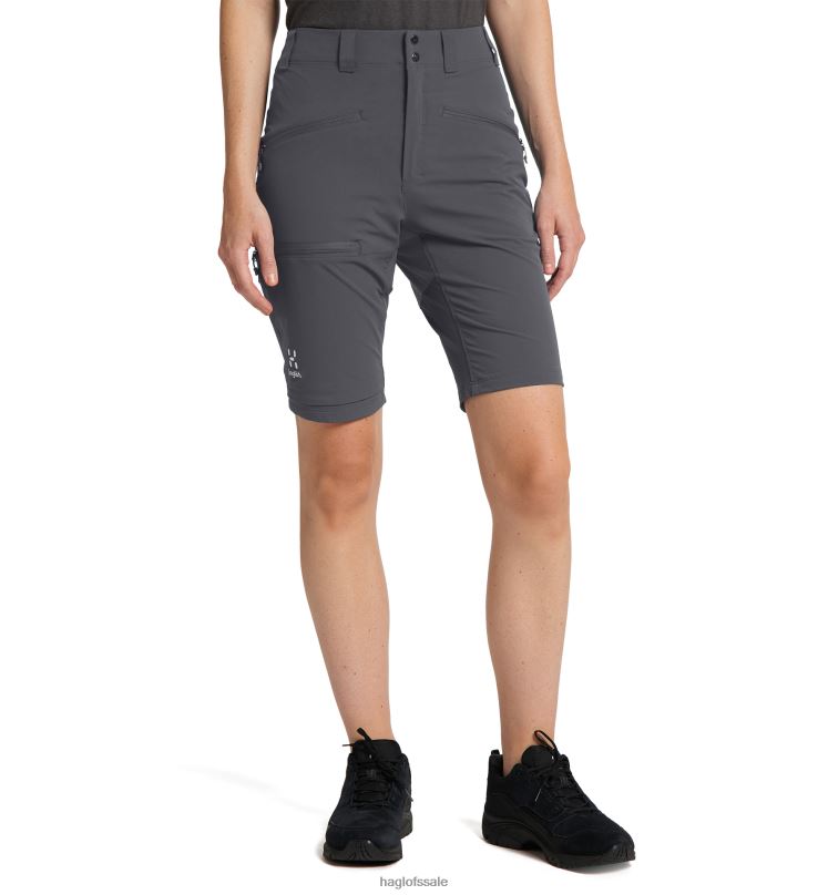 Magnetite Women Haglofs Mid Slim Shorts Bottoms ZXT0L773