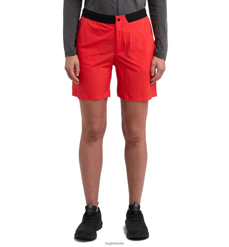 Poppy Red Women Haglofs L.I.M Strive Lite Shorts Bottoms ZXT0L783