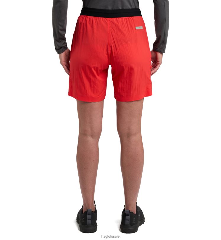 Poppy Red Women Haglofs L.I.M Strive Lite Shorts Bottoms ZXT0L783