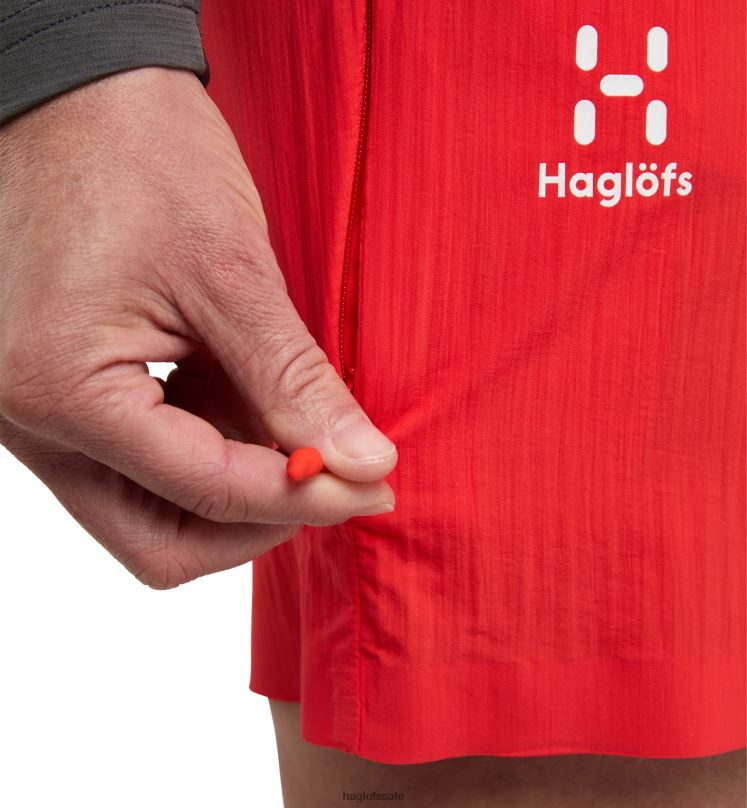 Poppy Red Women Haglofs L.I.M Strive Lite Shorts Bottoms ZXT0L783