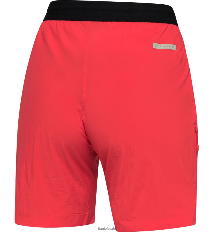 Poppy Red Women Haglofs L.I.M Strive Lite Shorts Bottoms ZXT0L783